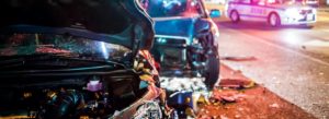 night time car accident