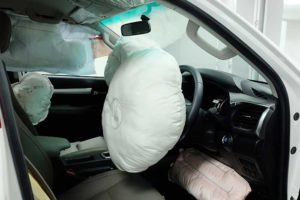 Takata airbag released after a crash in Arizona