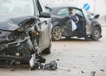 Aftermath of a serious collision